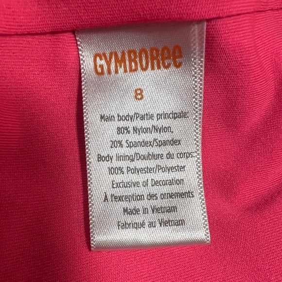 GYMBOREE Girls Flamingo One Piece Swimsuit - Splish-Splash - Pink/size 8 - Picture 2 of 8